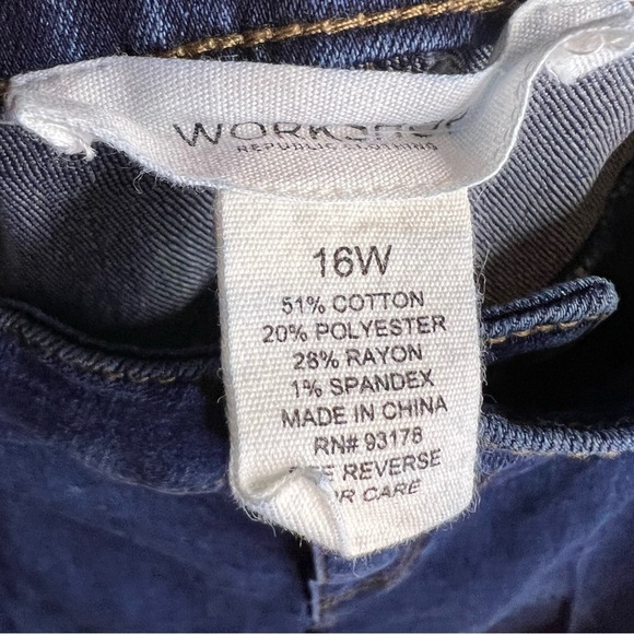 WORKSHOP Republic Embroidered Jeans - Picture 2 of 5